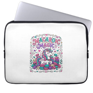Funda Para Portátil Arte de Mercado Colorido Magia Macarón Unicornio
