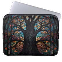 Arte De Mosaico De Cristal Alterado En Árbol De Vi