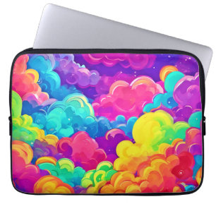 Funda Para Portátil Arte de paisaje de nubes colorido