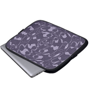 Funda Para Portátil Arte de patrón abstracto caleidoscopio púrpura