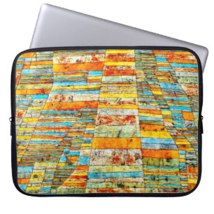 Funda Para Portátil Arte de Paul Klee: Carreteras y autopistas