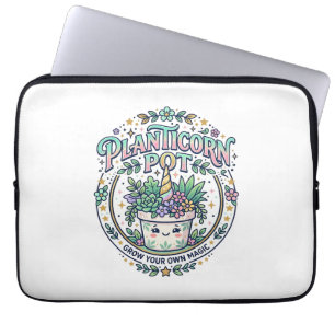 Funda Para Portátil Arte de POD listo para Maceta Unicornio Planticorn