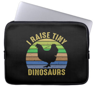 Funda Para Portátil Arte de pollo crio dinosaurios pequeños