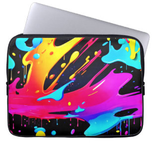 Funda Para Portátil Arte de sangría audaz y brillante