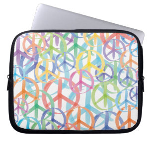 Funda Para Portátil Arte de señas de paz