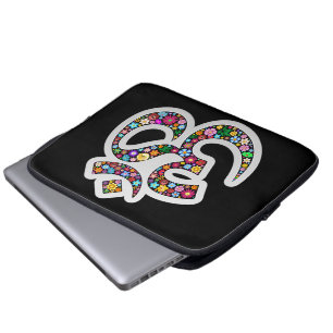 Funda Para Portátil Arte de Símbolo Floral Namaste
