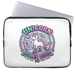Funda Para Portátil Arte de Unicorn Roller Disco POD Listo para Market