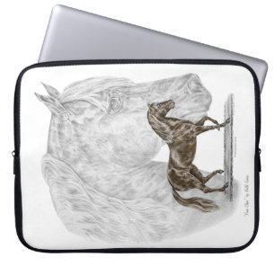 Funda Para Portátil Arte del caballo de Paso Fino