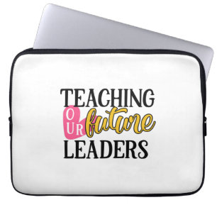 Funda Para Portátil Arte docente enseñando a nuestros futuros líderes