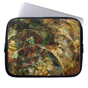 Funda Para Portátil Arte dulce del fractal del extracto del otoño