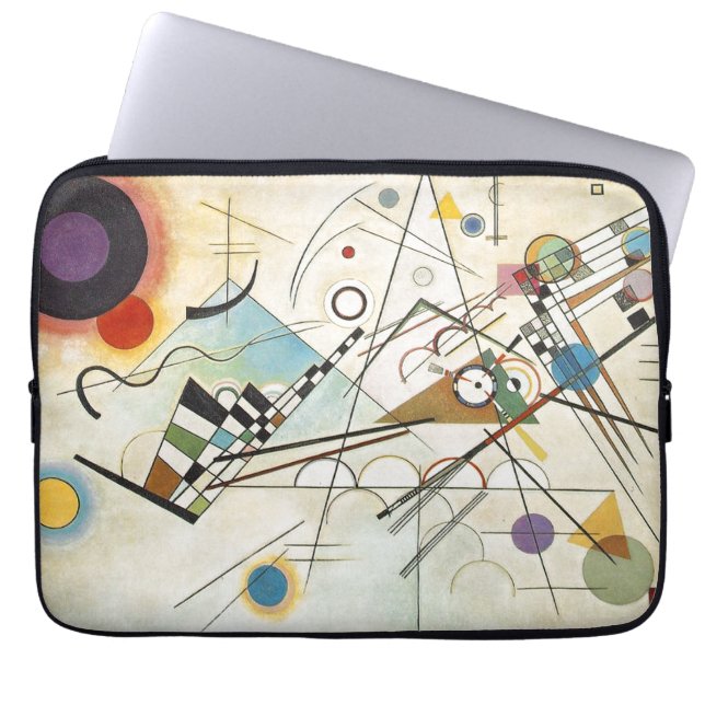 Funda Para Portátil Arte expresionista abstracto moderno de Kandinsky (Frente)