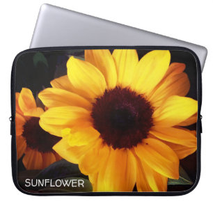 Funda Para Portátil Arte florista del jardín de girasoles