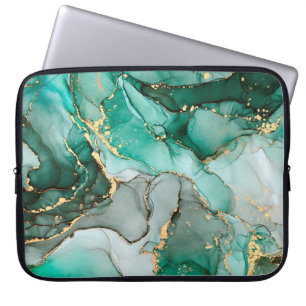 Funda Para Portátil Arte fluido abstracto de lujo natural en alco