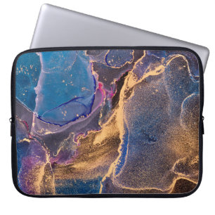 Funda Para Portátil Arte fluido abstracto de lujo natural en alco