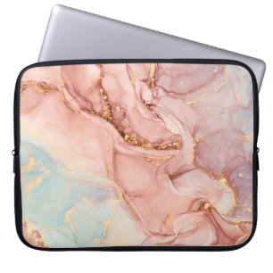 Funda Para Portátil Arte fluido abstracto de lujo natural en alco
