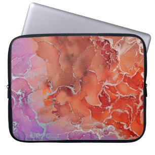 Funda Para Portátil Arte fluido. Fondo colorido "bstract" moderno