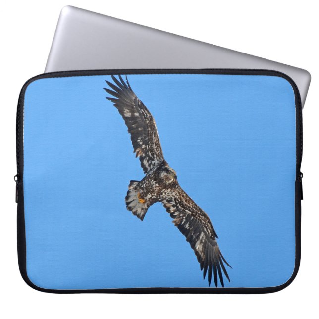 Funda Para Portátil Arte fotográfico de Golden Eagle Wildife (Frente)
