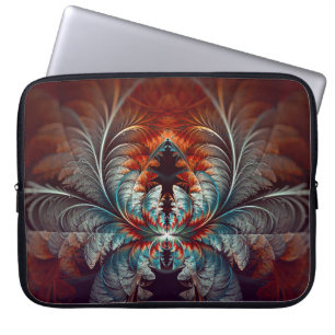 Funda Para Portátil Arte fractal abstracto de sueño congelado