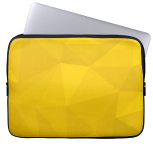 Funda Para Portátil Arte geométrico amarillo, moderno, fresco, moderno