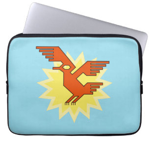 Funda Para Portátil Arte geométrico moderno del pájaro del cóndor