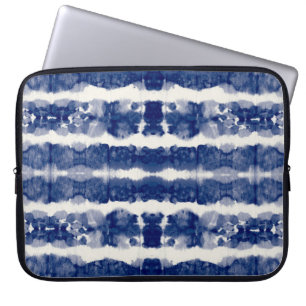 Funda Para Portátil Arte Índigo: Abstracto Caos acuarela.