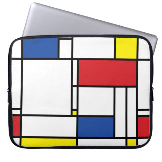 Funda Para Portátil Arte Moderno De Stijl Geométrico Minimalista Mondr
