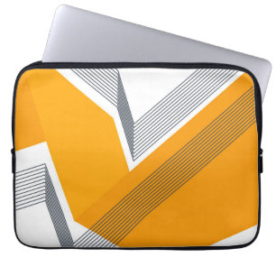Funda Para Portátil Arte moderno, fresco, moderno, urbano, simple y ge
