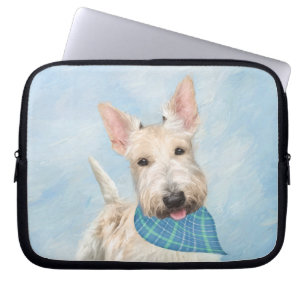 Funda Para Portátil Arte original de pintura de perros de cerdo de Whe
