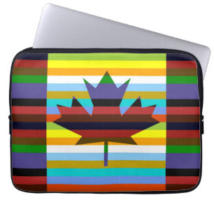 Funda Para Portátil Arte pop de la hoja de arce de Canadá
