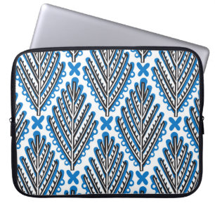 Funda Para Portátil Arte Popular Escandinavo: Diseño Retro Floral