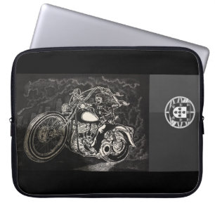 Funda Para Portátil Arte portugués en bicicleta