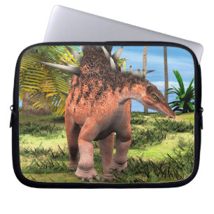 Funda Para Portátil Arte prehistórico de Kentrosaurus Dinosaurio Jungl