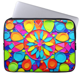 Funda Para Portátil Arte sinfónico de Kaleidoscope