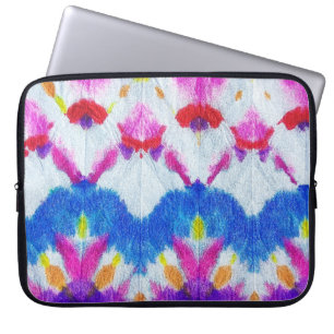 Funda Para Portátil Arte sucio vibrante, textura multicolor.