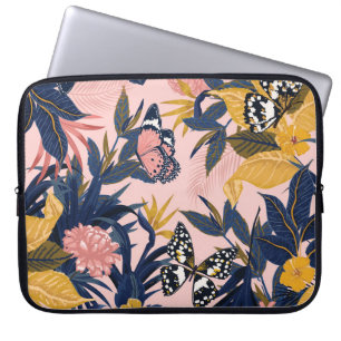 Funda Para Portátil Arte Tropical: Patrones Forestales Brillantes