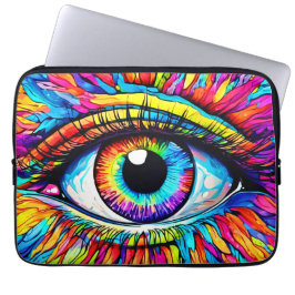 Funda Para Portátil Arte visual vibrante