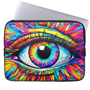 Funda Para Portátil Arte visual vibrante