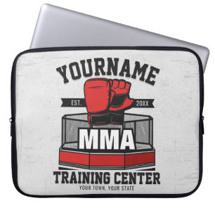 Funda Para Portátil Artes marciales mixtas AÑADIR NOMBRE MMA Entrenami