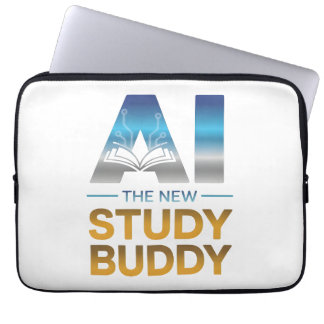 Funda Para Portátil Artificial Intelligence Study Buddy Design