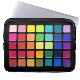 Funda Para Portátil Artista de maquillaje Oyeshadow Pallete Rejilla Ar