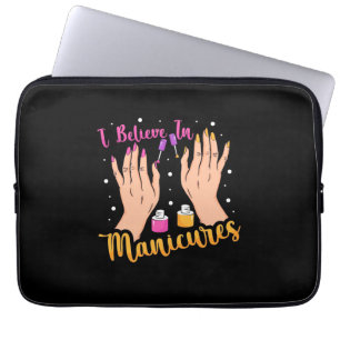 Funda Para Portátil Artista De Uñas Cree En Manicuras