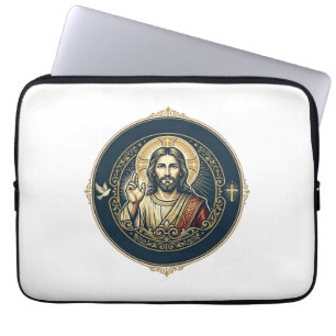 Funda Para Portátil Artista Digital Jesús iPad Arte Camiseta Inspirado