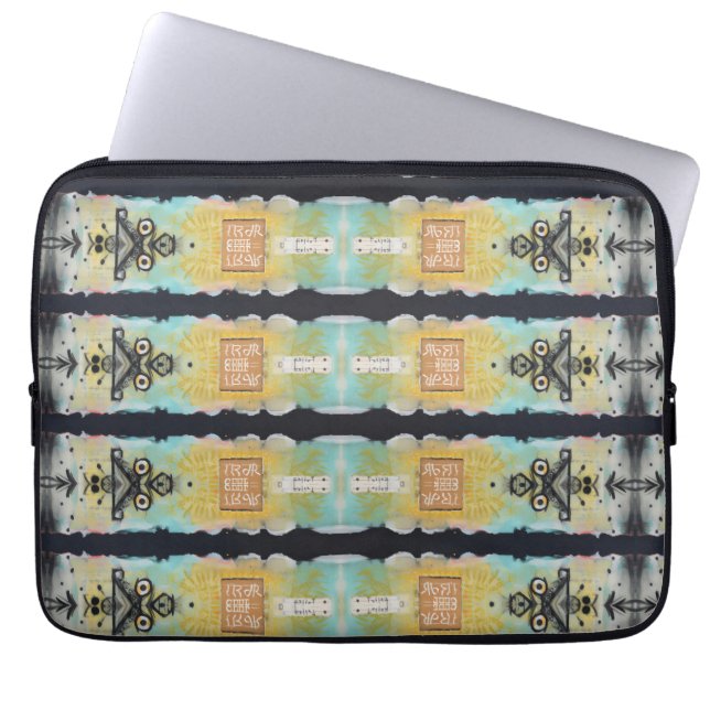 Funda Para Portátil ArtLady 12 Encantadora y angustiada (Frente)