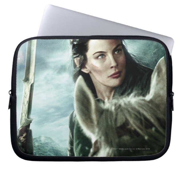 Funda Para Portátil ARWEN™ en Nieve y espada (Frente)
