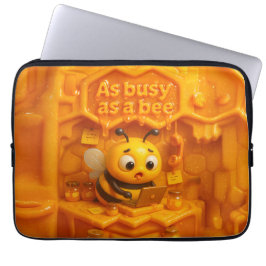 Funda Para Portátil As busy as a bee – cute productivity bee life