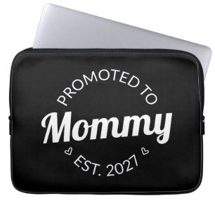 Funda Para Portátil Ascendida a Mamá desde 2027 Anuncio de Nueva Mamá