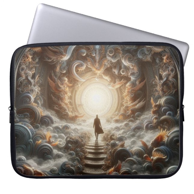 Funda Para Portátil Ascensión a la Luz (Frente)