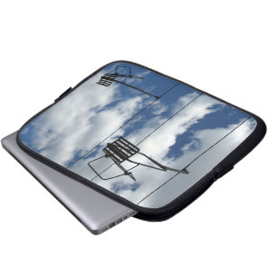 Funda Para Portátil Ascensor de esquí y cielo