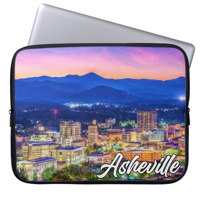 Funda Para Portátil Asheville, Carolina del Norte, Estados Unidos (Frente)