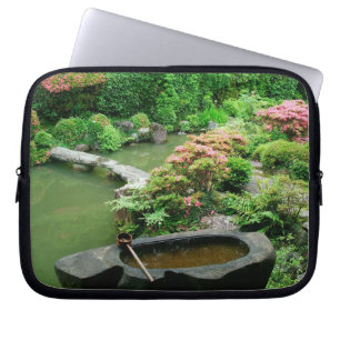 Funda Para Portátil Asia, Japón, Kyoto. Jardín Zen